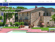 Tablet Screenshot of landalvillaselect.nl